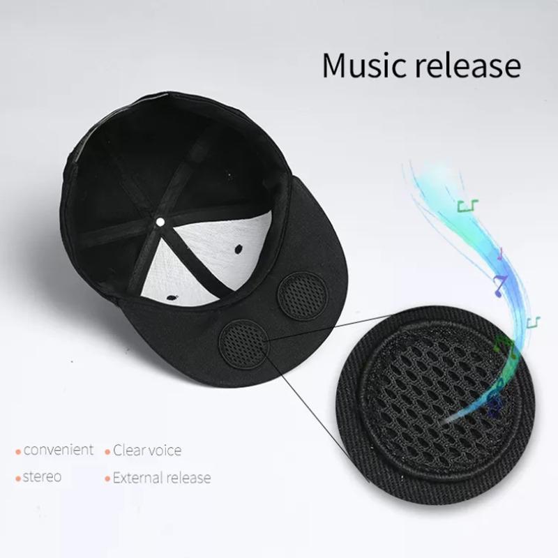 Wireless Headphone Hat, Outdoor Sports Hat with Built-in Speaker, Bluetooth-compatible Audio Hat, Birthday Gift for Boys and Girls, Christmas Gift