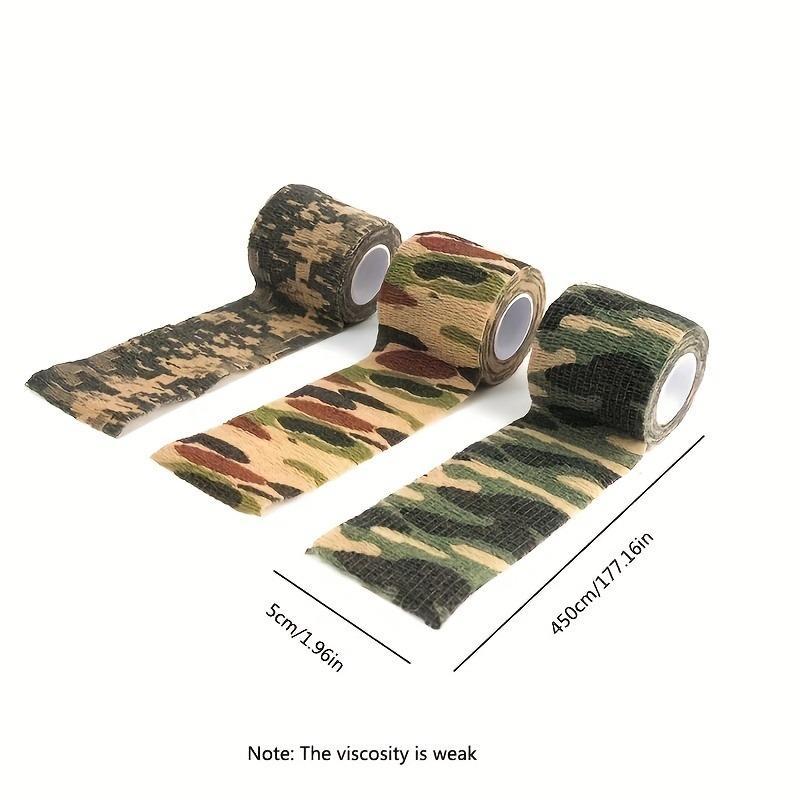 1 Roll Outdoor Camping Camouflage Tape, Sports Tape For Hiking Hunting & Outdoor Activities, Gym Accessories, Christmas Gift