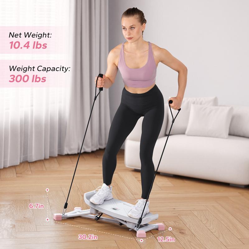 MERACH Ski Simulator Training Machine, Low-Impact Plyometric and Leg Exercise Machine, Full-Body Cardio Equipment for Home Gym, Fun Aerobic Training