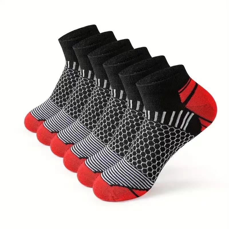 12 pcs Men's Outdoor Sports Socks - Cool and Breathable for Exercise in Many Colors