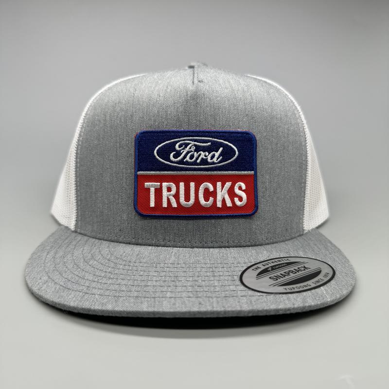 Ford Trucks Trucker Hat, Funny Hat, Retro Mesh Back Snapback, High Crown, Hunting Hat, Fishing Hat, Variations Available, Adult Size