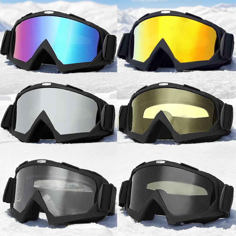 Outdoor Sports Goggles Cycling Motorcycle Goggles, Dustproof Windproof Glasses Ski Goggles