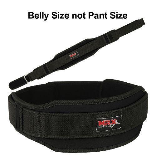 MRX Weight Lifting Belt With Double Back Support Bodybuilding Gym Training Belt 5