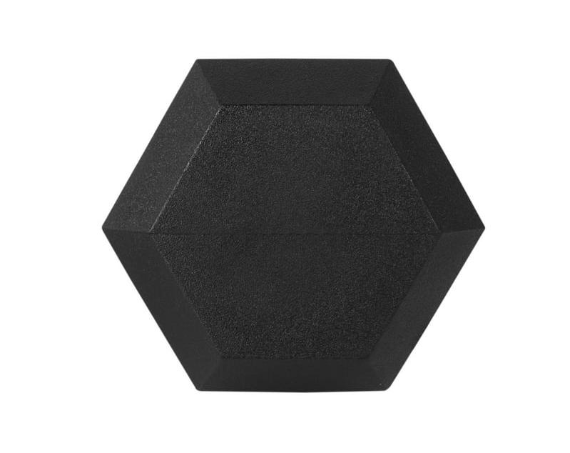 Barbell, 5lb Coated Rubber Hex Dumbbell, Pair