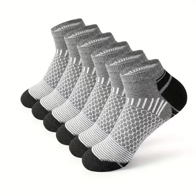 12 pcs Men's Outdoor Sports Socks - Cool and Breathable for Exercise in Many Colors