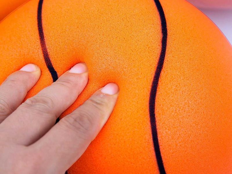 [New Customer Deal] Silent Ball Basketball Indoor Training Quiet Ball Soft Foam Ball Highly Elastic in The Lab - Perfect for Indoor Training