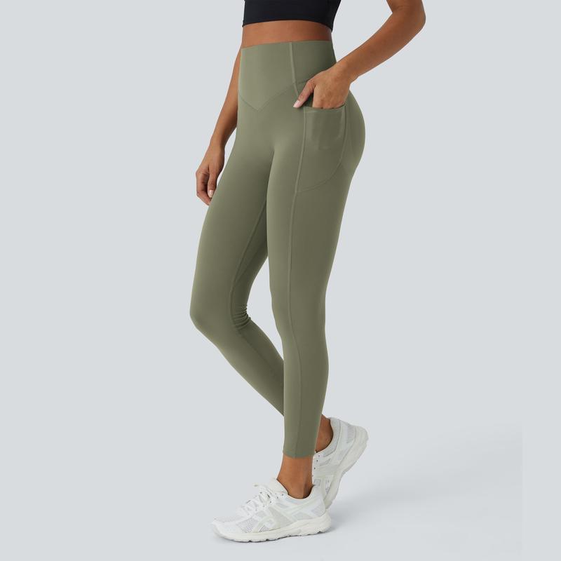 Halara SoCinched High Waisted Butt Lifting Tummy Control Side Pocket Shaping Training UltraSculpt Leggings