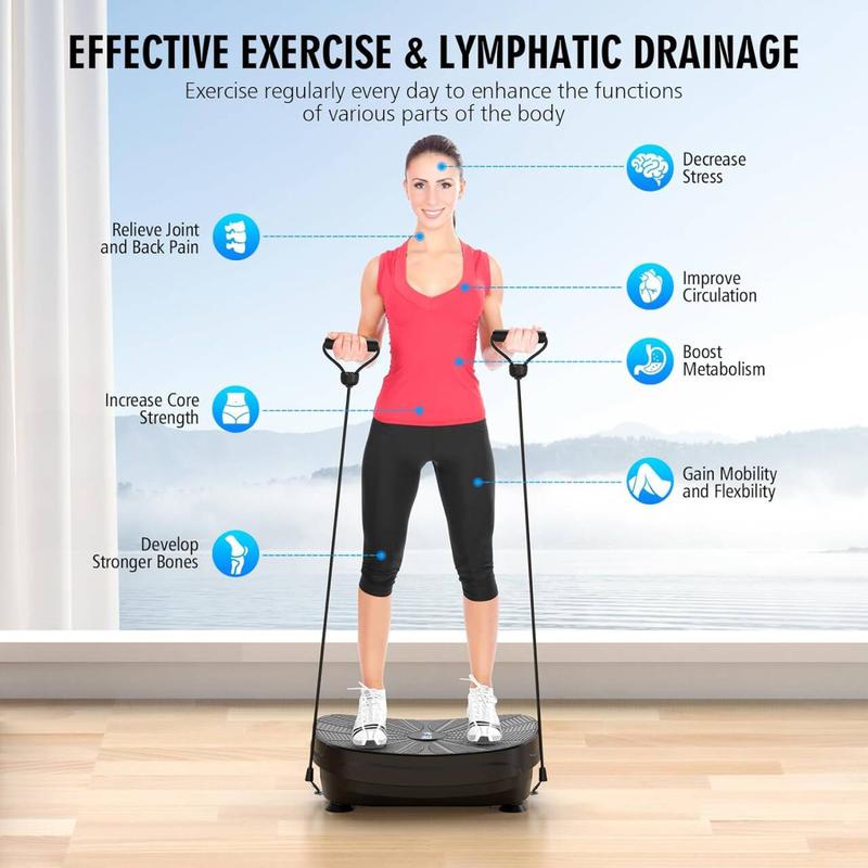 Vibration Plate for Lymphatic Drainage,Vibration Machine,Vibration Plate Exercise Machine,Vibrating Plate Machine,Lymphatic Drainage Machine,Exercise Machine,Power Plate Vibration Platform,Vibration Platform Machines,Vibration Plate 300lbs Capacity