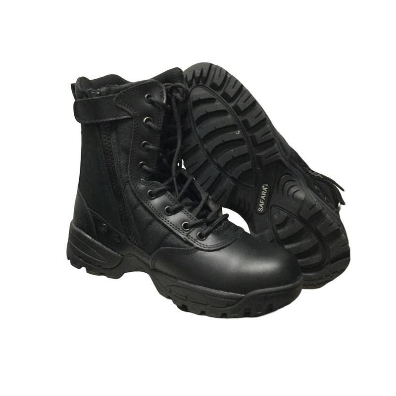 8” high Fancy Military army style wheat or black hiking    combat boots