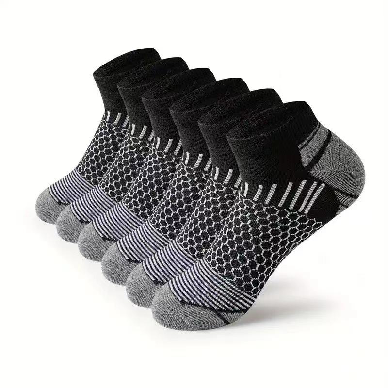 12 pcs Men's Outdoor Sports Socks - Cool and Breathable for Exercise in Many Colors