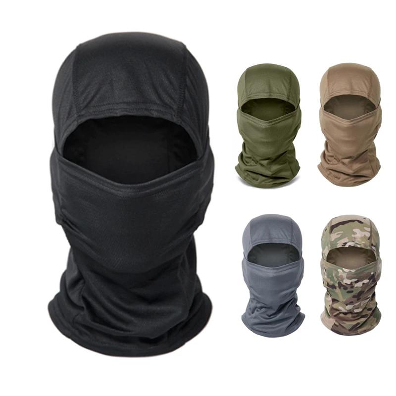 Men's Winter Trapper Hat with Face Mask Camouflage Balaclava Cap Outdoor Sunscreen Breathable Full Face Mask Bicycle Motorcycle Helmet Inner Cap Men Women Cycling Mask