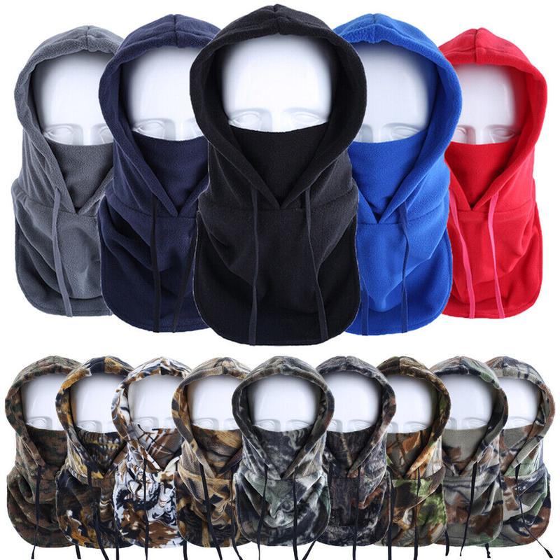 Winter Balaclava Fleece Hood Windproof Face Ski Thermal Mask Outdoor Cycling Cap