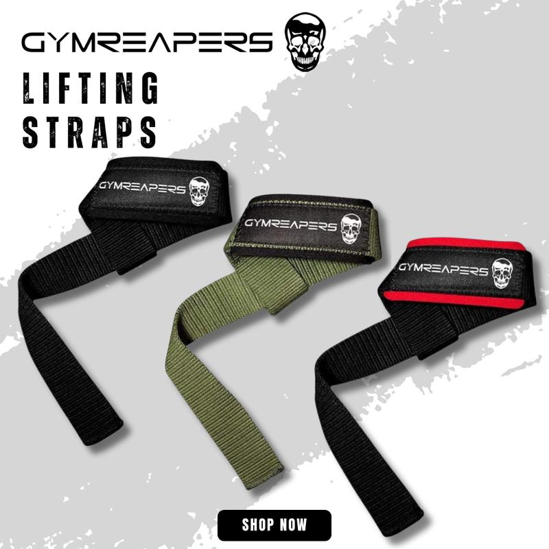 Gym-reapers Lifting Straps | Premium Padded Weightlifting Straps, Bodybuilding, Powerlifting, Strength Training, and Deadlifts | Enhanced Grip & Support | Durable Gym Accessories for Superior Performance and Maximum Strength