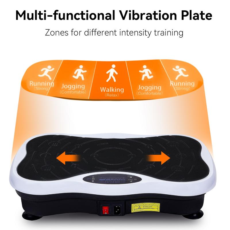 Vibration  Fitness Platform Exercise Machine  Lymphatic Drainage Shaking Full Body Shaker Workout Vibrate Stand Shake Board Sport Gym for Weight Loss Fat Burner for Women Men vibrating plate