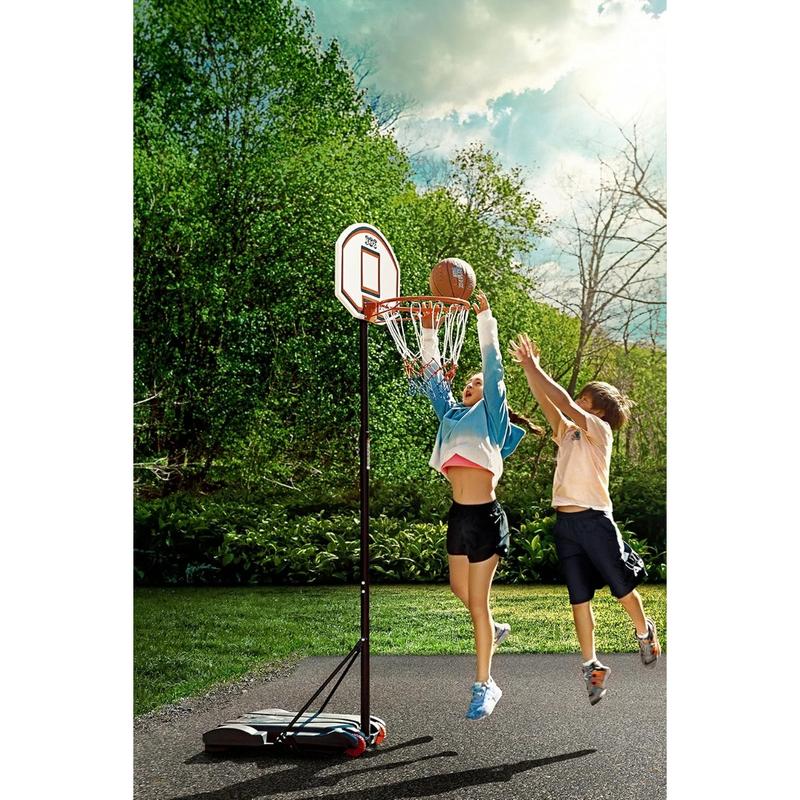 Basketball Hoop Outdoor 5-7ft Adjustable, Portable Basketball Hoops & Goals in Backyard Driveway Indoor, with Enlarged Base