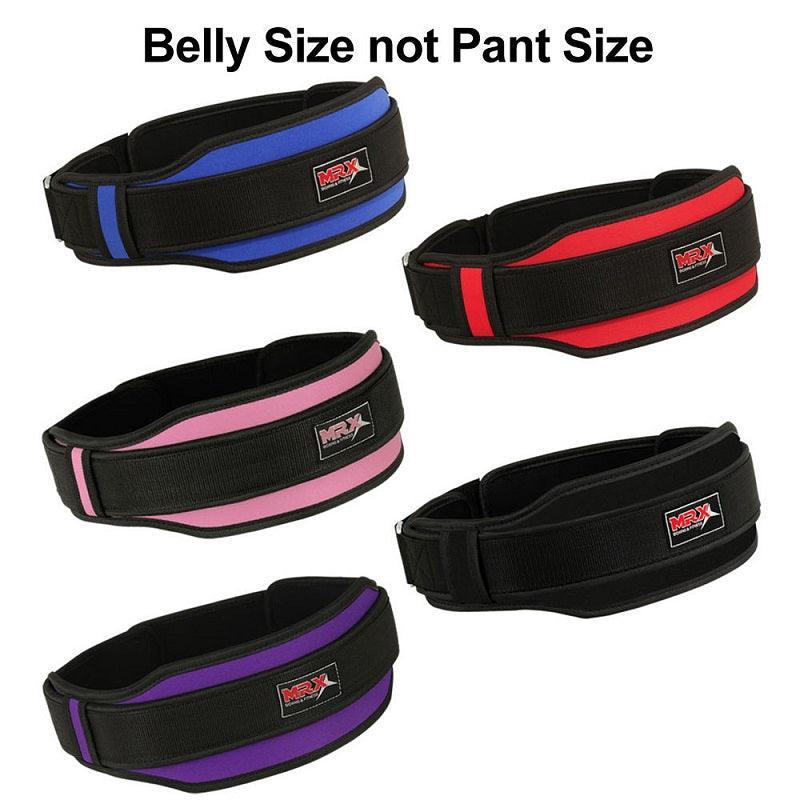 MRX Weight Lifting Belt With Double Back Support Bodybuilding Gym Training Belt 5