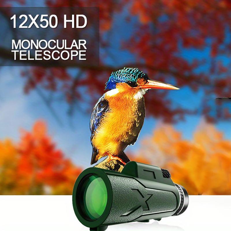 80x100 Monoculars, 1 Count High Definition Monoculars, Suitable for Hunting, Play, Reconnaissance, Travel, Science Class Supplies, Holiday Gifts