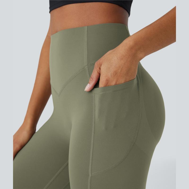 Halara SoCinched High Waisted Butt Lifting Tummy Control Side Pocket Shaping Training UltraSculpt Leggings