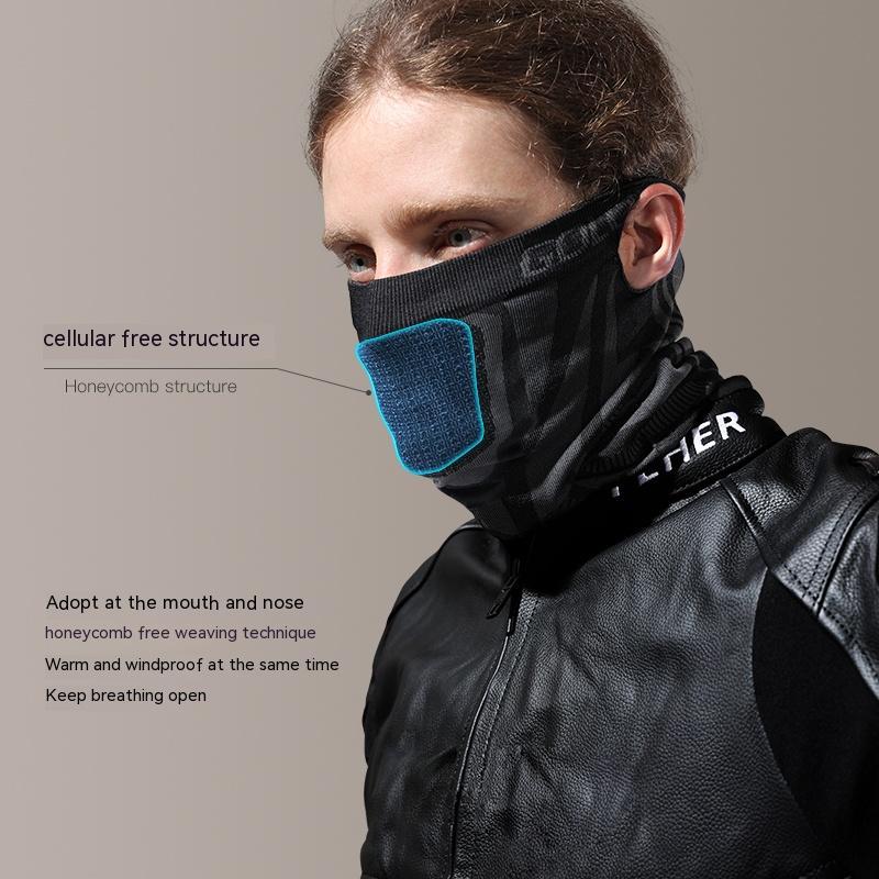 Winter Cycling Face Mask, Outdoor Waterproof Warm Breathable Comfortable Face Mask, Windproof Motorcycle Headscarf, Winter Face Cover for Outdoor Sports Use