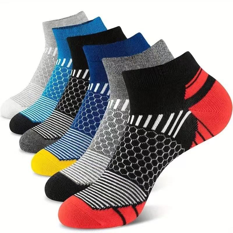 12 pcs Men's Outdoor Sports Socks - Cool and Breathable for Exercise in Many Colors