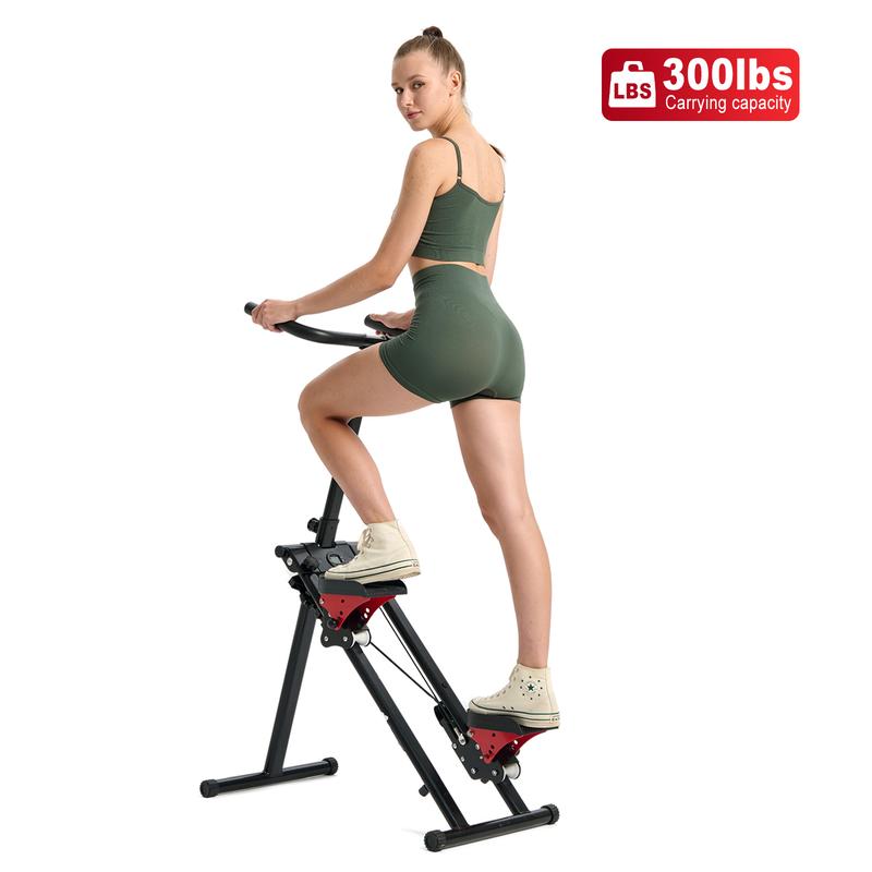 HOTWAVE Climbing Machine, Home Fitness machines Folding Adjustable Resistance, 350 lb Weight Capacity, Counting Display, Unisex