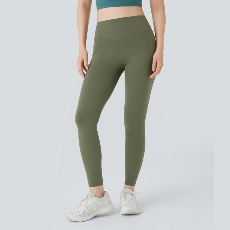 Halara SoCinched High Waisted Butt Lifting Tummy Control Side Pocket Shaping Training UltraSculpt Leggings