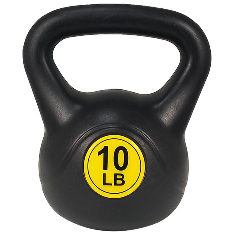 BalanceFrom Wide Grip Kettlebell Exercise Fitness Weight Set, 3-Pieces: 10lb, 15lb and 20lb Kettlebells