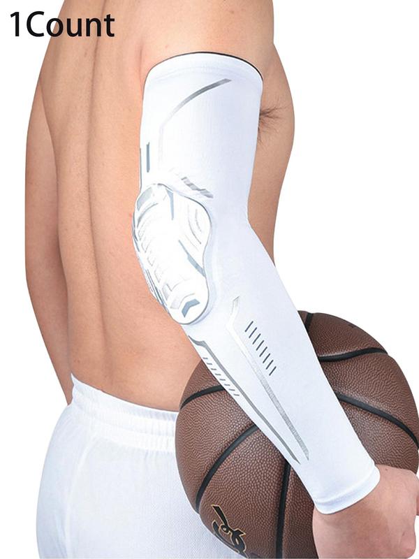 Men's Elbow Support Sleeve, Breathable Elbow Brace, Sports Elbow Protector for Basketball, Football, Cycling, Running, Gym, Workout