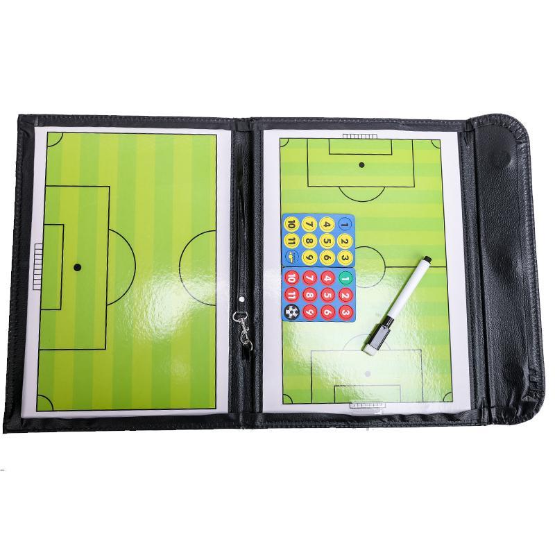 Foldable Football Tactical Board, 3-fold Football Tactical Board, Sports Equipment for Football