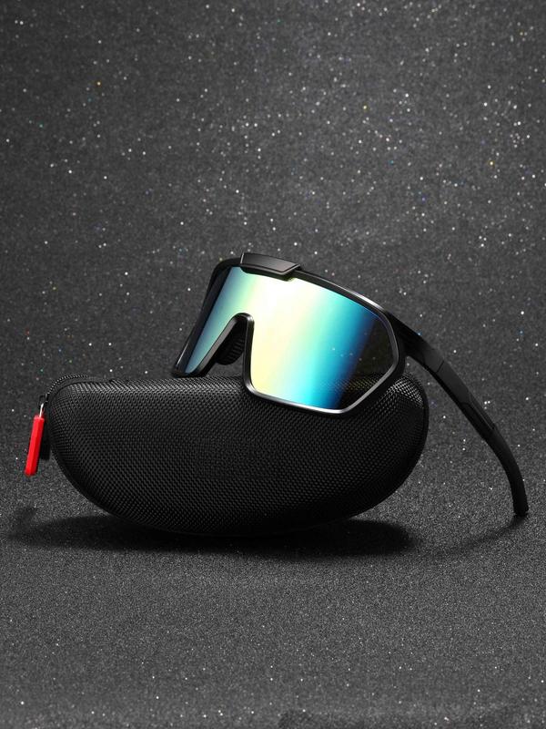 Unisex Outdoor Sports Sunglasses, Large Frame Sunglasses, Windproof Sunglasses for Cycling, Running, Hiking, Outdoor Sports Eyewear