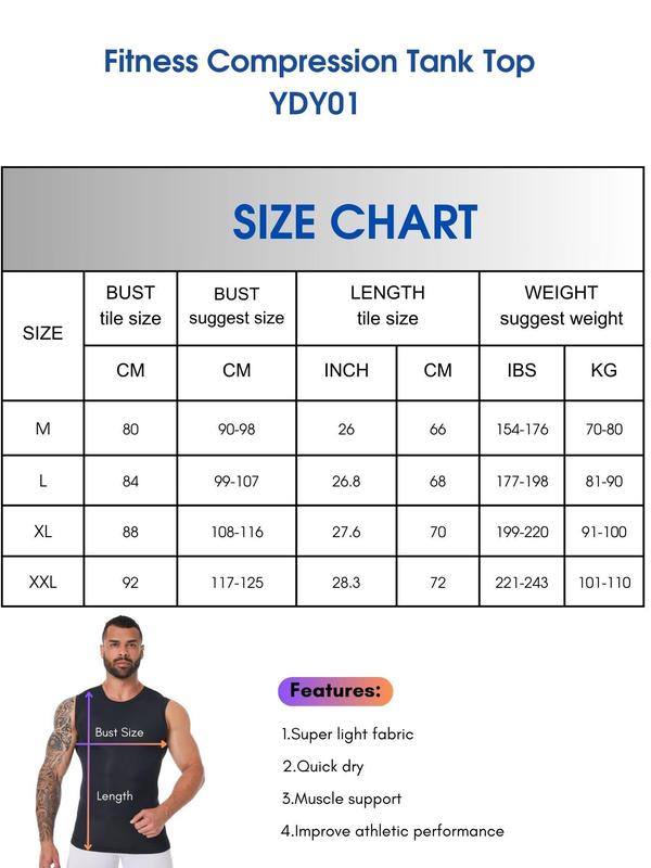 Men's Solid Color Round Neck Compression Shapewear Tank Top, Quick Drying Breathable Sleeveless Shaper Vest, Men's Shapewear for Daily Wear Tummy Shaper Bodysuit