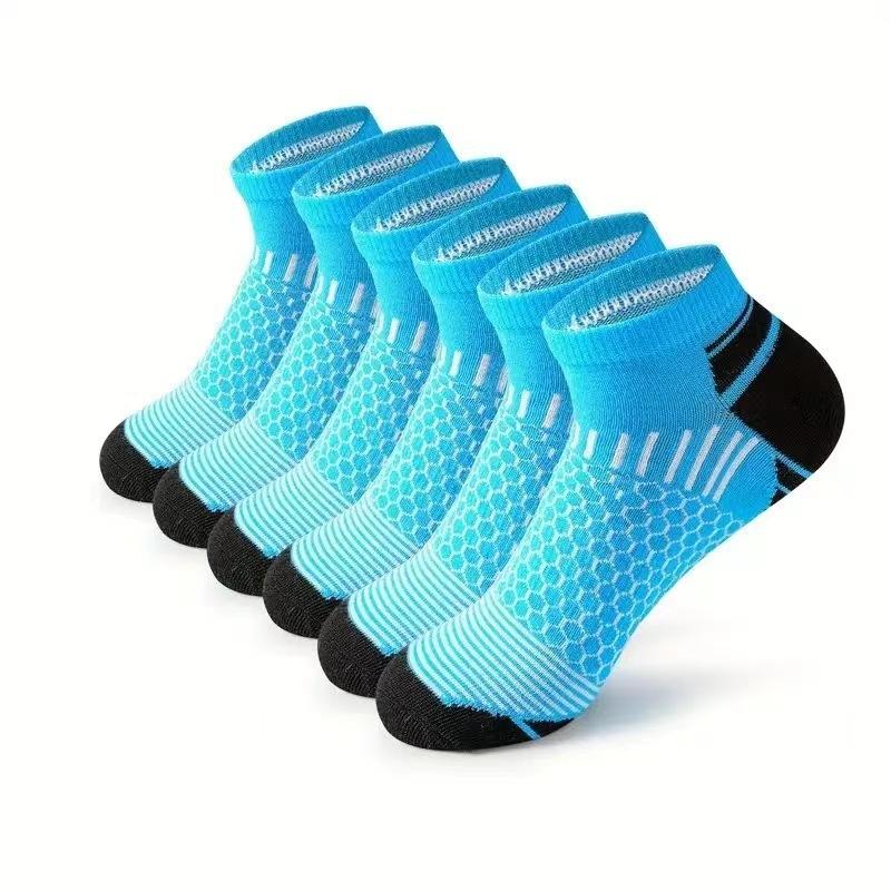 12 pcs Men's Outdoor Sports Socks - Cool and Breathable for Exercise in Many Colors