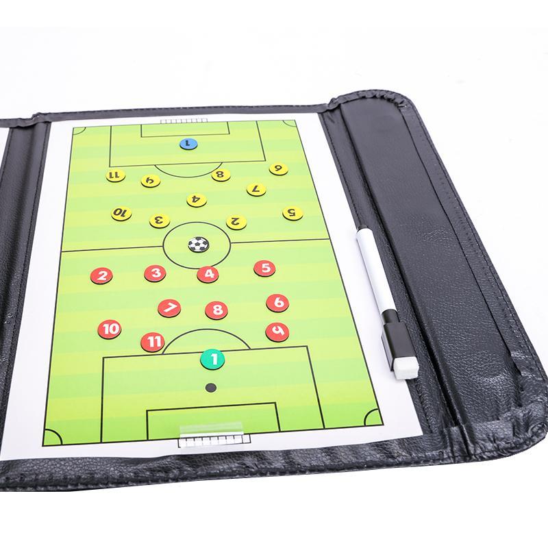 Foldable Football Tactical Board, 3-fold Football Tactical Board, Sports Equipment for Football