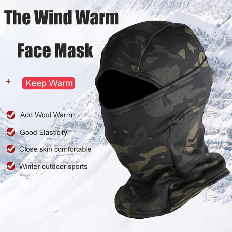 Winter Warm Face Mask, 2 Counts Windproof Face Cover for Cycling, Driving, Skiing, Outdoor Sports Accessories for Holiday Gift