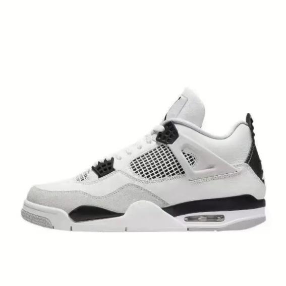 Jordan 4 Explosive Military BlackFashion Retro Anti slip Wear resistantBasketball Shoes CushioningVersatile Sports Shoes sneakers  addict