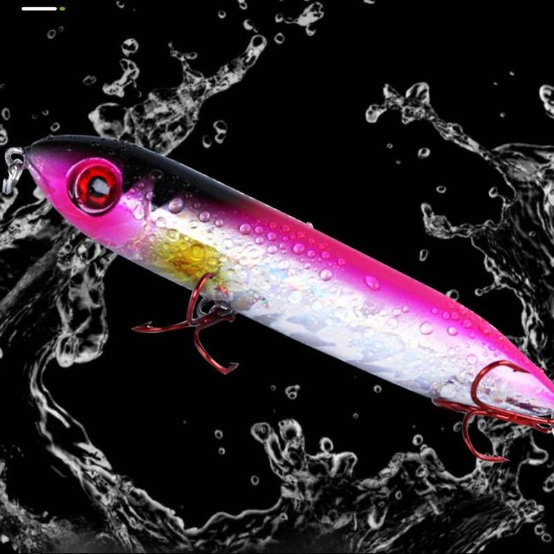 Floating Pencil Lure, 1 Count Long Casting Hard Bait, Bionic Fishing Lure for Freshwater, Outdoor Fishing Accessories