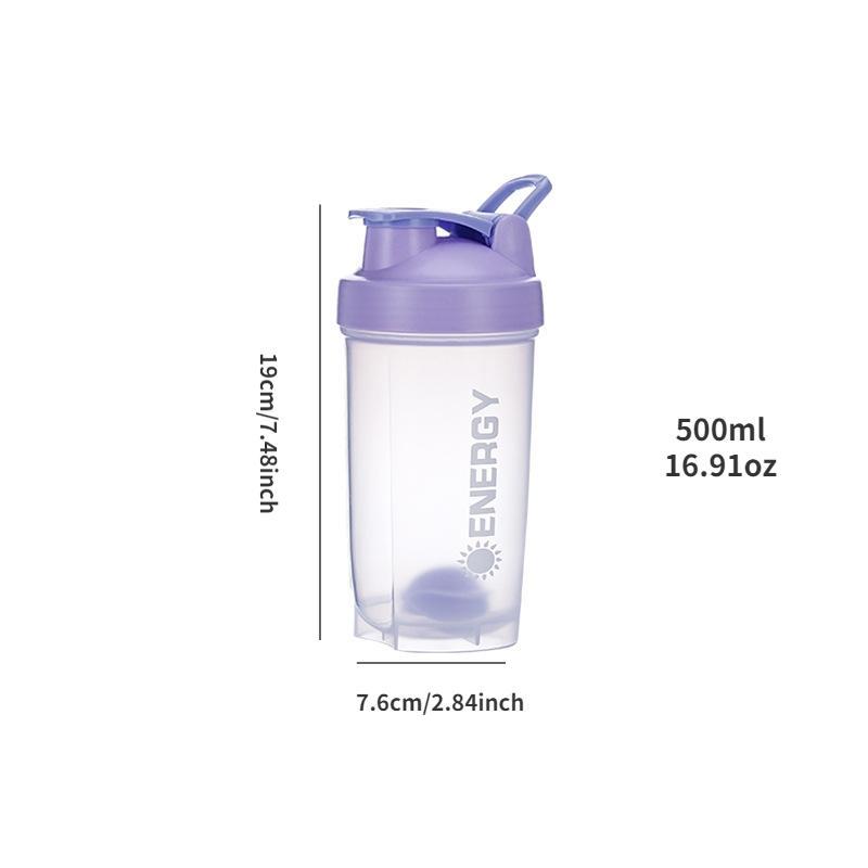 Sports Water Bottle, Large Capacity Protein Shake Bottle, Blender Bottle, Valentines Gift for Him, Classic Shaker Bottle, Gym Accessories