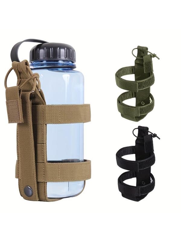 Tactical Adjustable Water Bottle Cover, Portable Water Bottle Holder for Outdoor Hiking, Climbing, Camping, Sports & Outdoor Clothes Accessories