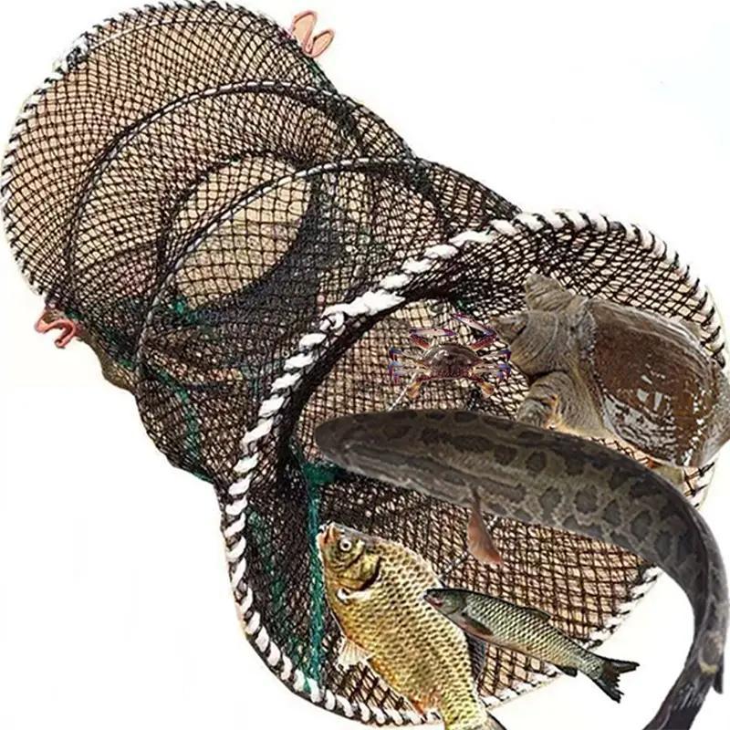 Foldable Fishing Net, Portable Outdoor Fishing Cage, Elastic Round Net, Outdoor Fishing Accessories for Fishing Enthusiasts