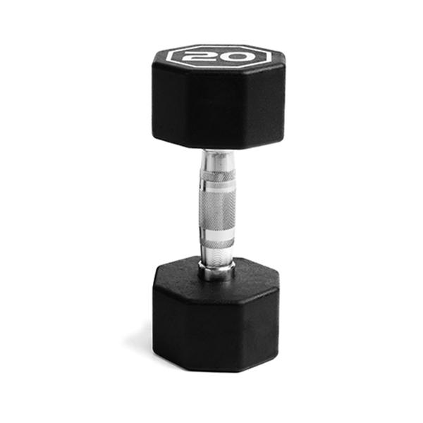 FITLASH 20LB per piece apollo Dumbbell for both commercial and home usage High-end Coated Octagon Dumbbells