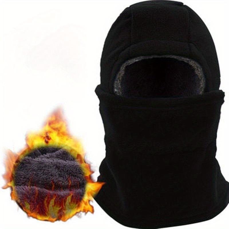 Three-in-One Winter Outdoor Warm Mask: Windproof Head Cover, Earmuffs, and Wool Thickened Warm Windproof Cold Protection Thickened Windproof