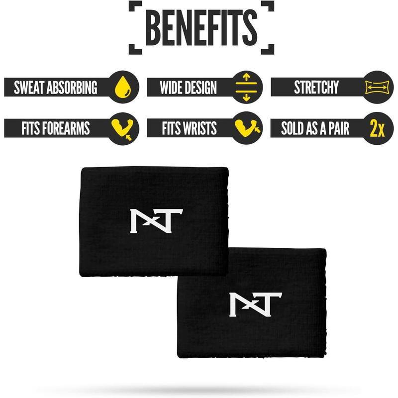 Nxtrnd Wristbands for Football, Wrist Sweat Bands, Sold as a Pair