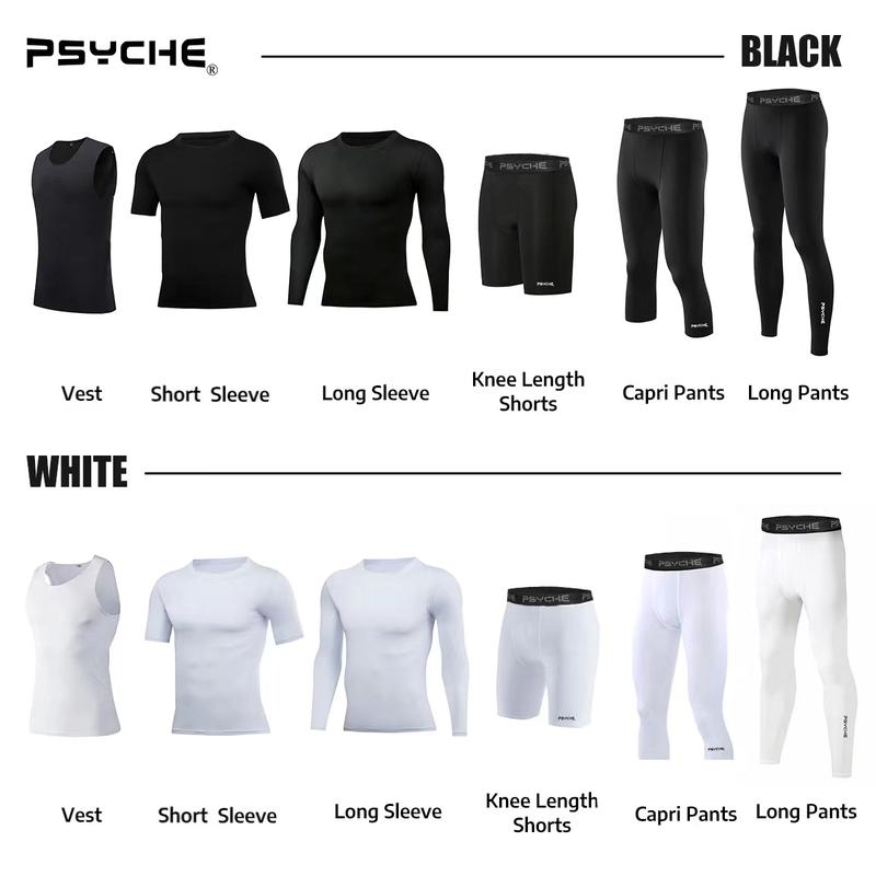 PSYCHE Men's Basketball Leggings Shirt Sports Shorts Shorts Casual Sports Pants For Gym Workout Running Men's Sport & Outdoor Basketball Base Laye