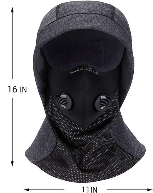 Thick warm snow cap Winter warm wool hat mask, outdoor riding warm hat, wind and cold hat Breathable