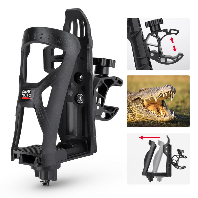 Motorcycle ATV Cup Holder Drink Bottle Holder Handlebar Mount For 0.6