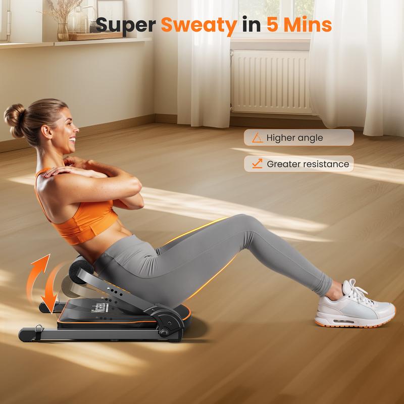 Niceday Ab Workout Machine – Ultimate Core & Stomach Trainer, Crunch & Sit-Up Machine w  Resistance Bands, Perfect for Home Gym, 330 lb Capacity