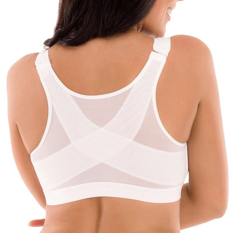 Posture Corrector Lift Up Bra - Women's New Cross Back Bra, Breathable Underwear, Shockproof Sports Support Fitness Vest Bras