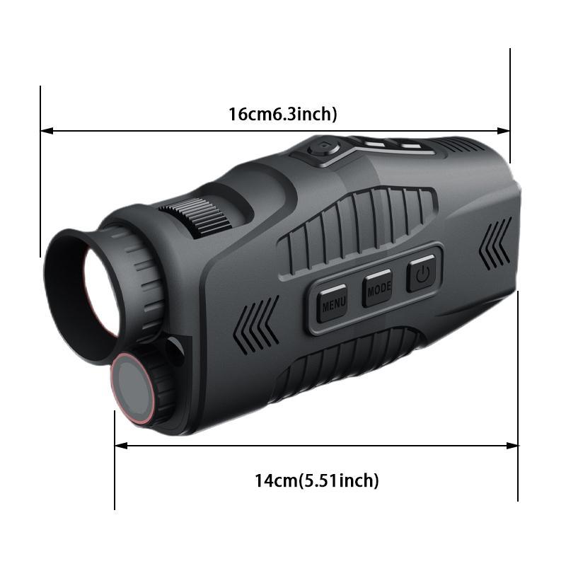 Hd 1080p Night Vision Monocular, Fall Gifts, Portable Rechargeable 10x Digital Zoom Infrared Night Vision Telescope, Outdoor Monocular, Fall Gift, Christmas Gift