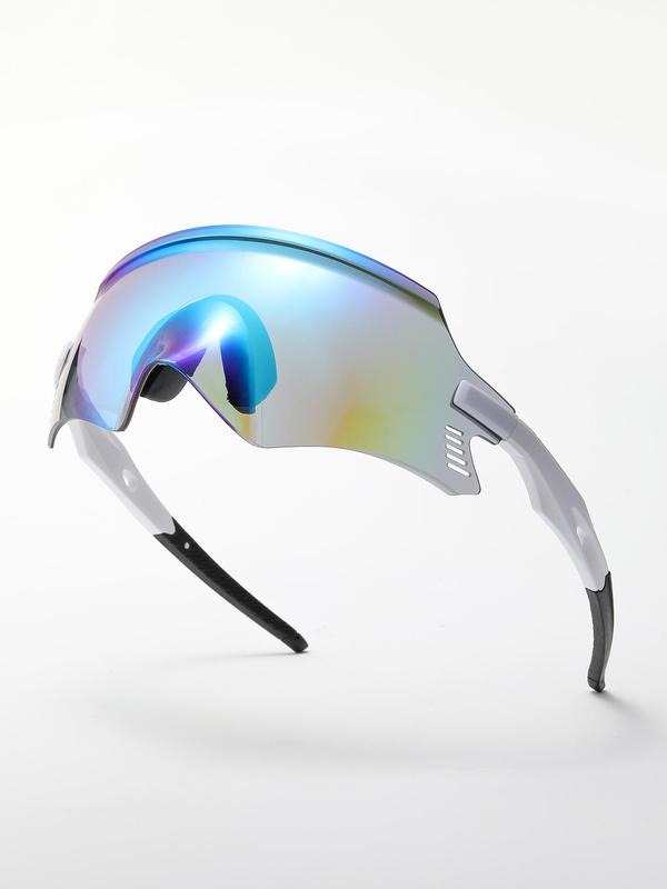 Sporty Biking Running Sunglasses, Uv Protection Windproof Sunglasses, Fashionable Sports Eyewear for Men & Women