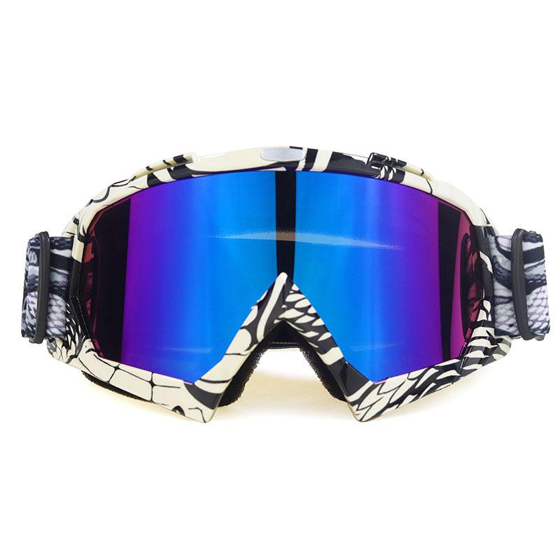 Motorcycle off-road riding anti-UV, anti-dust, anti-fog goggles OTG off-road vehicle ATV, suitable for men, women, teenagers and children. sport glass